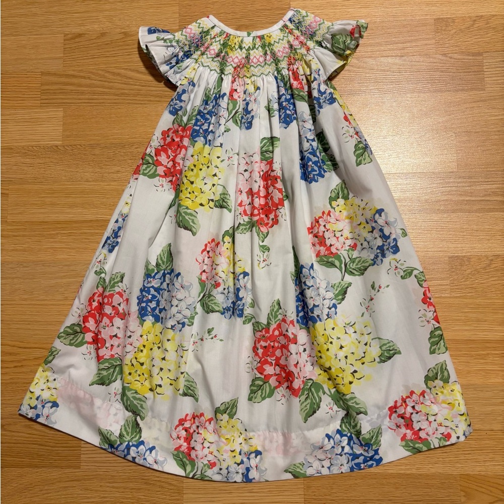 “Sweet Larose” smocked dress size 5T in EUC